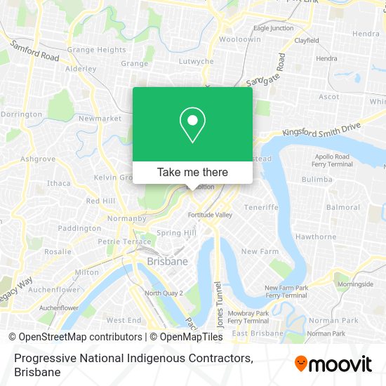 Progressive National Indigenous Contractors map