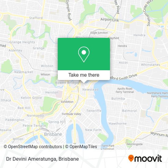 Dr Devini Ameratunga map