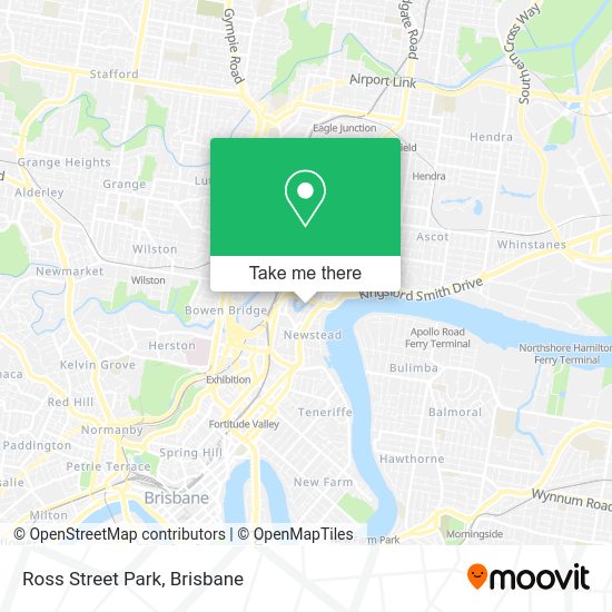 Ross Street Park map