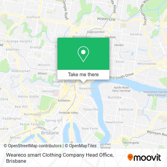 Weareco smart Clothing Company Head Office map