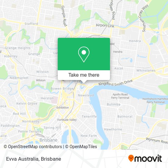 Evva Australia map