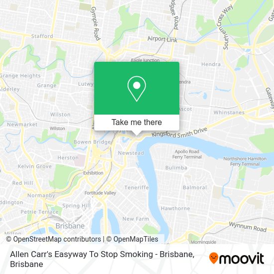 Allen Carr's Easyway To Stop Smoking - Brisbane map
