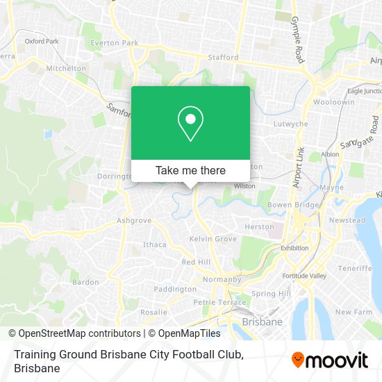 Training Ground Brisbane City Football Club map
