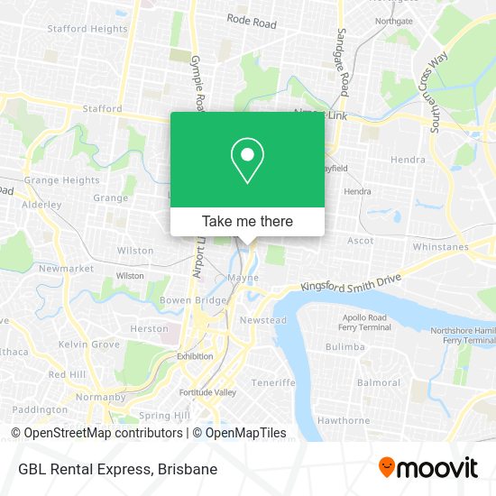 GBL Rental Express map