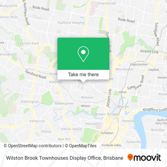 Wilston Brook Townhouses Display Office map