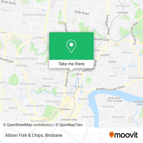 Albion Fish & Chips map