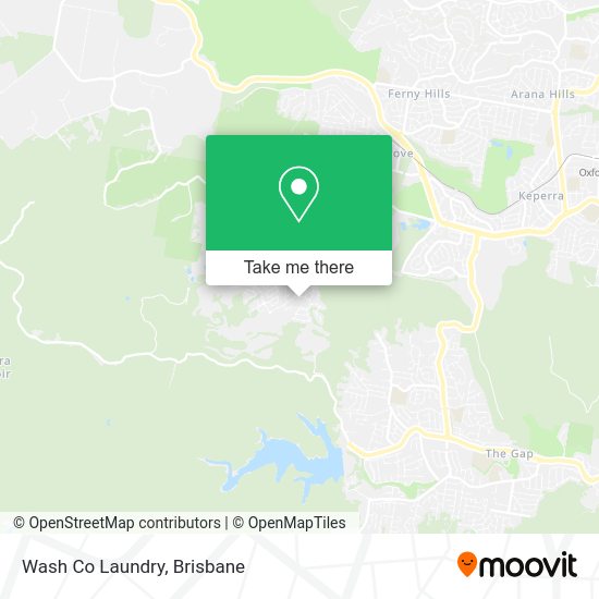 Wash Co Laundry map