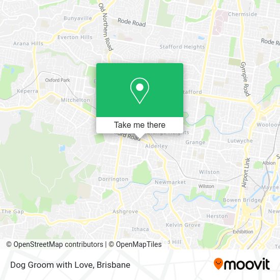 Dog Groom with Love map