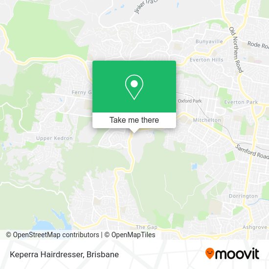 Keperra Hairdresser map