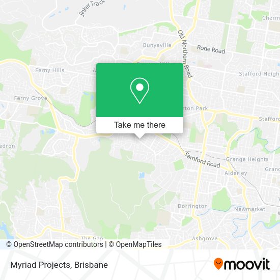 Myriad Projects map