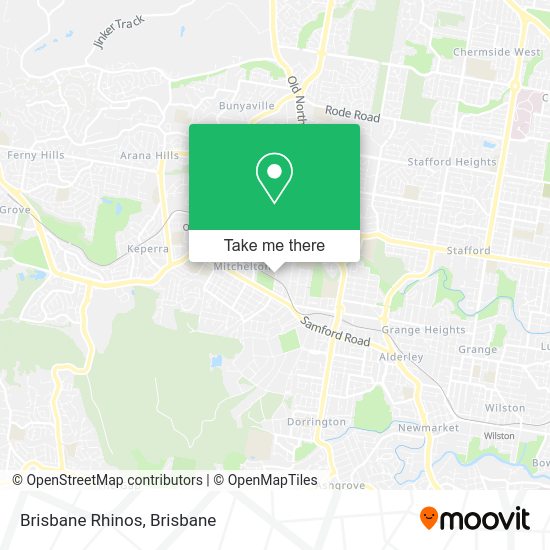 Brisbane Rhinos map