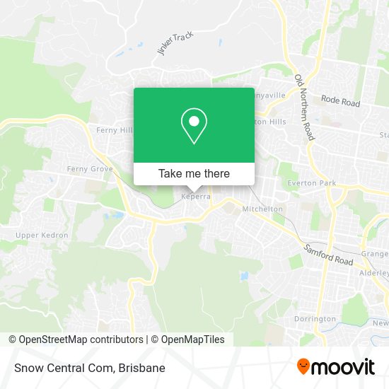 Snow Central Com map