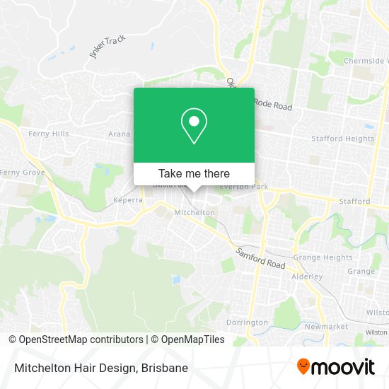 Mitchelton Hair Design map