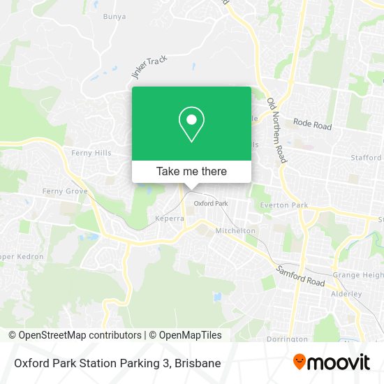 Oxford Park Station Parking 3 map