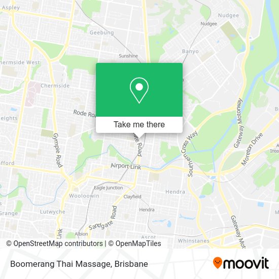 Boomerang Thai Massage map