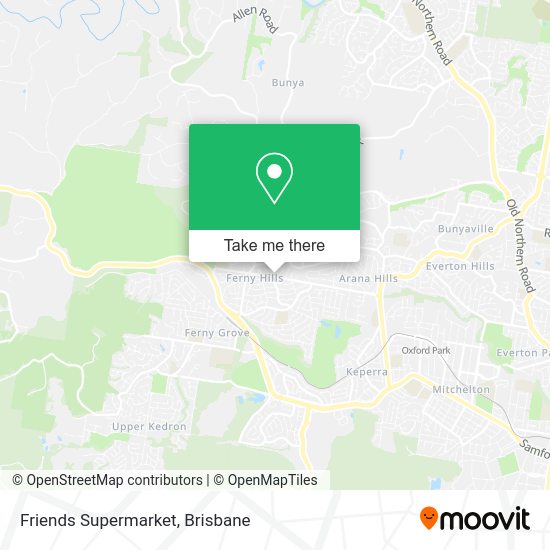 Friends Supermarket map