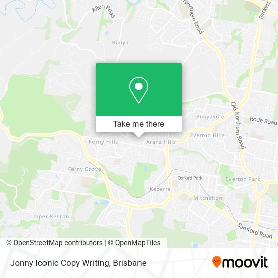 Jonny Iconic Copy Writing map