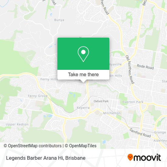 Legends Barber Arana Hi map