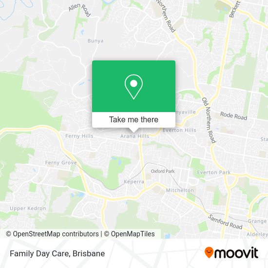 Family Day Care map