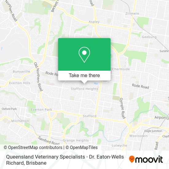 Queensland Veterinary Specialists - Dr. Eaton-Wells Richard map