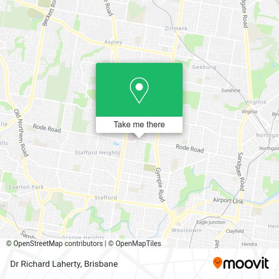 Dr Richard Laherty map