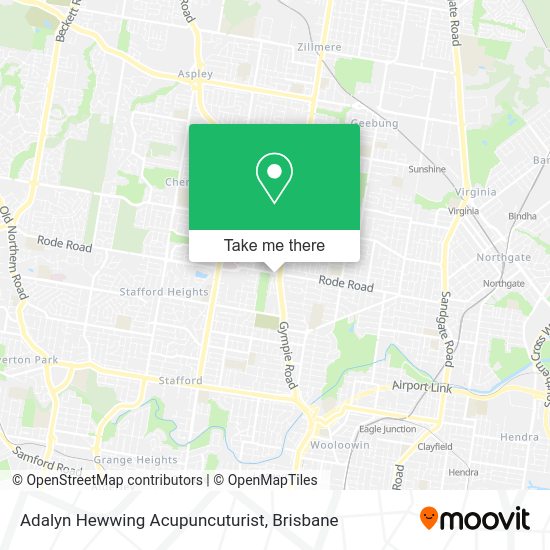 Adalyn Hewwing Acupuncuturist map