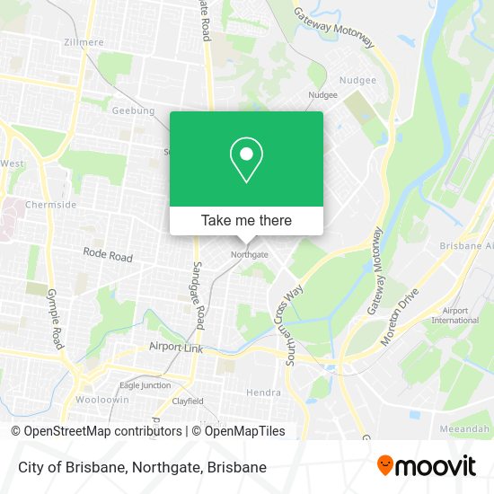City of Brisbane, Northgate map