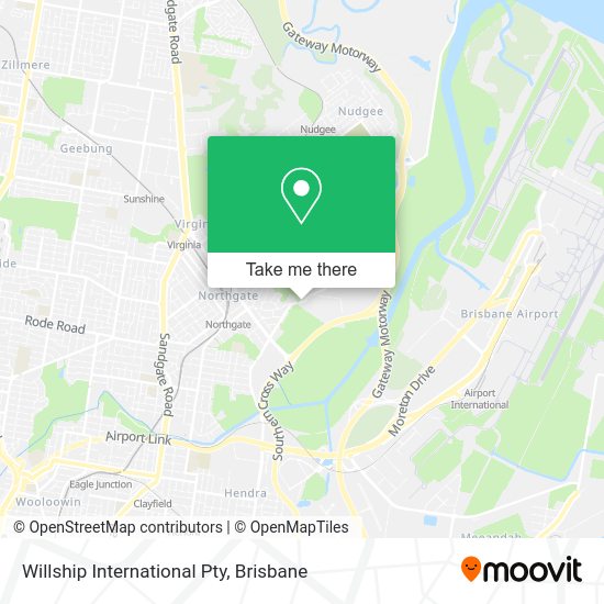 Willship International Pty map