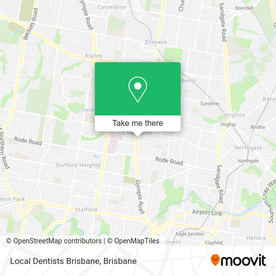 Local Dentists Brisbane map