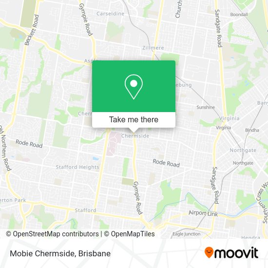 Mobie Chermside map