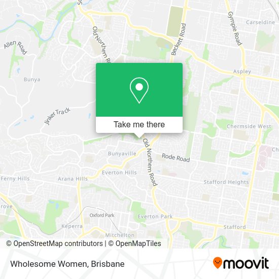 Wholesome Women map