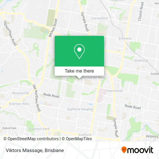 Viktors Massage map