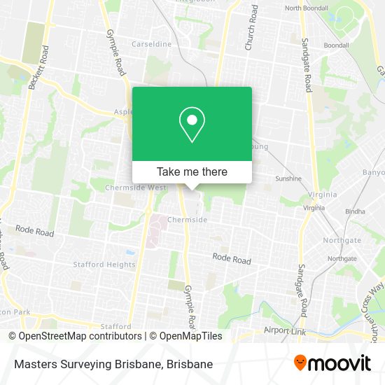 Masters Surveying Brisbane map