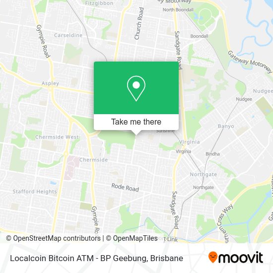Localcoin Bitcoin ATM - BP Geebung map