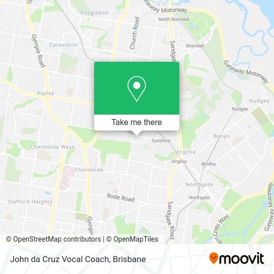 John da Cruz Vocal Coach map
