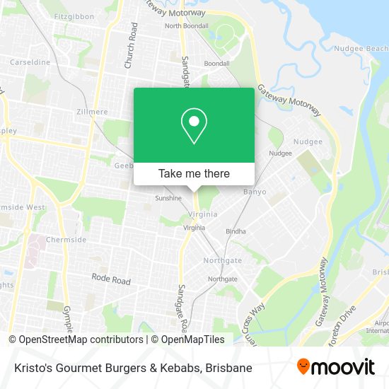 Kristo's Gourmet Burgers & Kebabs map