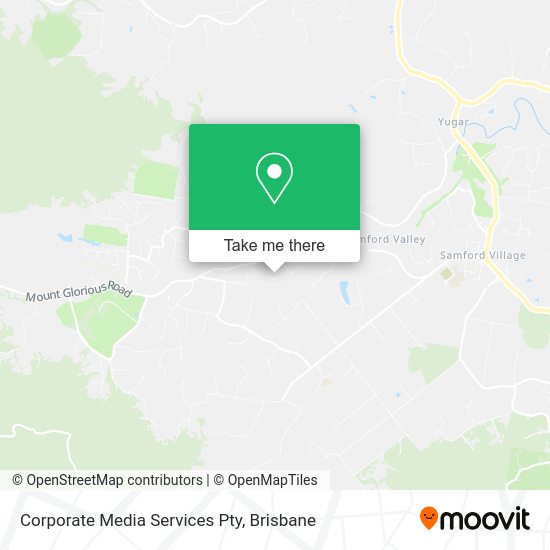 Corporate Media Services Pty map