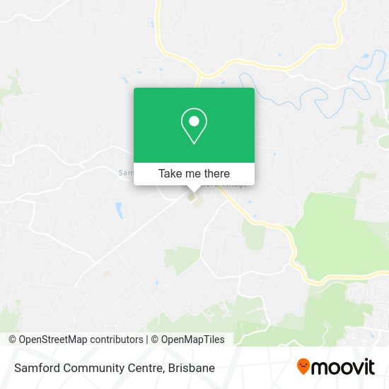 Samford Community Centre map