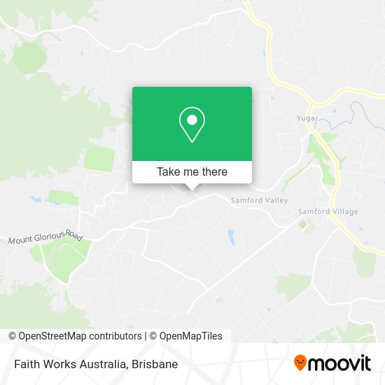Faith Works Australia map