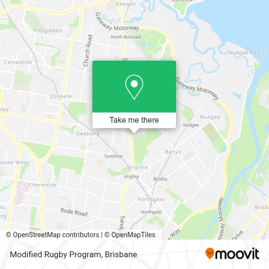 Mapa Modified Rugby Program