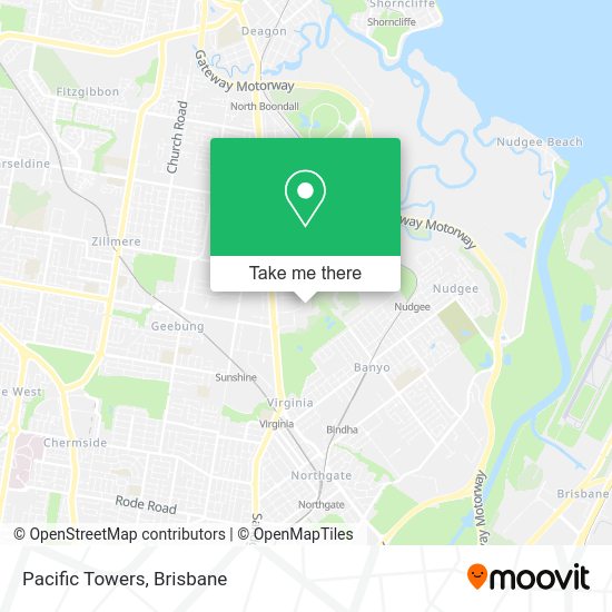 Pacific Towers map