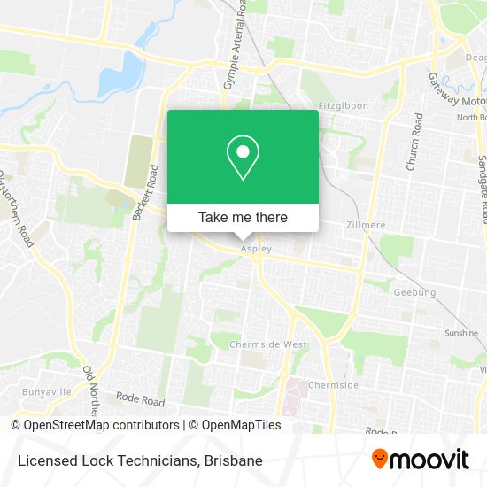Licensed Lock Technicians map