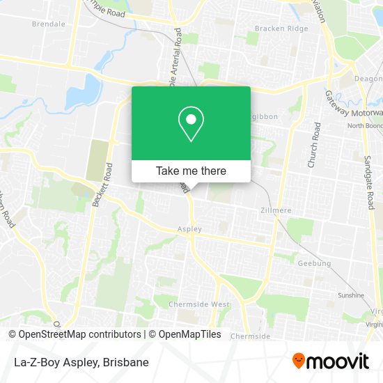 La-Z-Boy Aspley map
