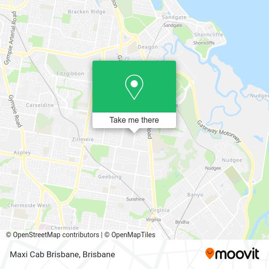 Maxi Cab Brisbane map