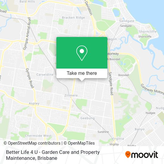 Better Life 4 U - Garden Care and Property Maintenance map