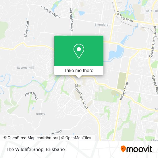The Wildlife Shop map