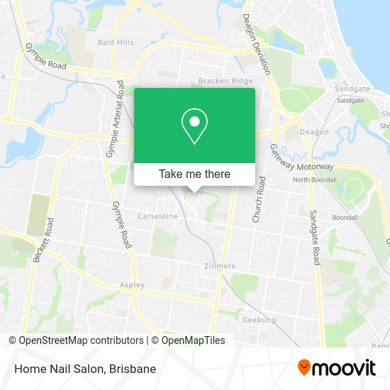 Home Nail Salon map