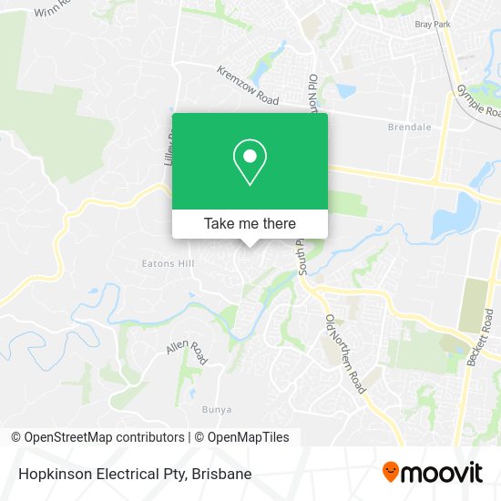 Hopkinson Electrical Pty map