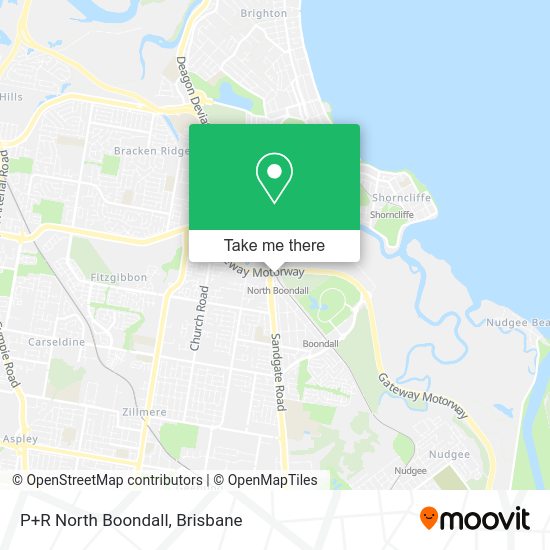 P+R North Boondall map