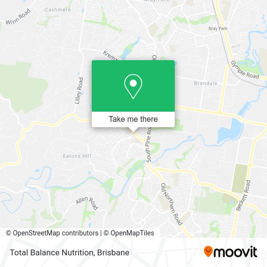 Total Balance Nutrition map